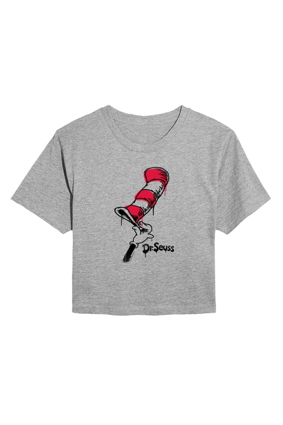 - Cat in the Street - Juniors Cropped Graphic T-Shirt