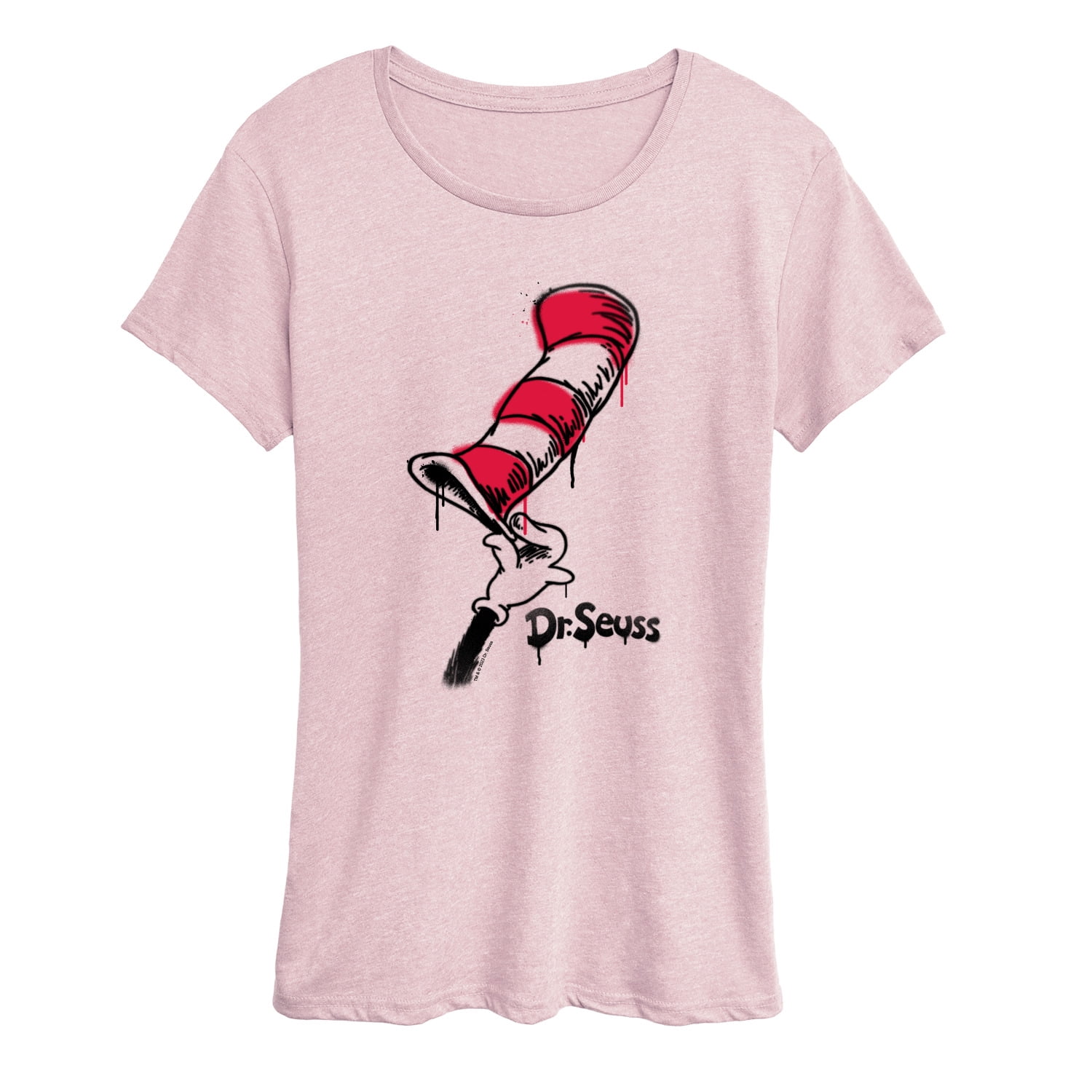 Dr. Seuss - Cat in the Street - Women's Short Sleeve Graphic T-Shirt ...