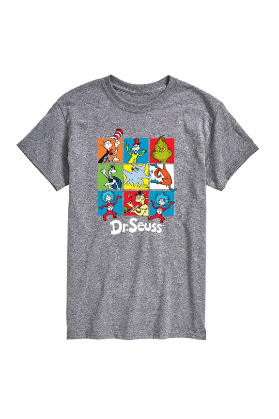 - Character Grid - Men's Short Sleeve Graphic T-Shirt