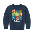 thumbnail image 1 of Dr. Seuss - Character Grid - Toddler And Youth Crewneck Fleece Sweatshirt, 1 of 6