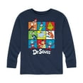 thumbnail image 1 of Dr. Seuss - Character Grid - Toddler And Youth Long Sleeve Graphic T-Shirt, 1 of 6