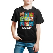 Dr. Seuss Character Grid - Toddler And Youth Short Sleeve Graphic T-Shirt