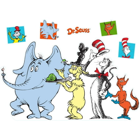 Dr Seuss Character Group Shot Stand In