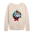 thumbnail image 1 of Dr. Seuss - Christmas Wreath - Women's French Terry Long Sleeve Pullover, 1 of 5