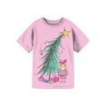 thumbnail image 1 of Dr. Seuss' Cindy Lou Who Girls Graphic Crewneck Short Sleeve T-Shirt, Sizes 4-16, 1 of 4