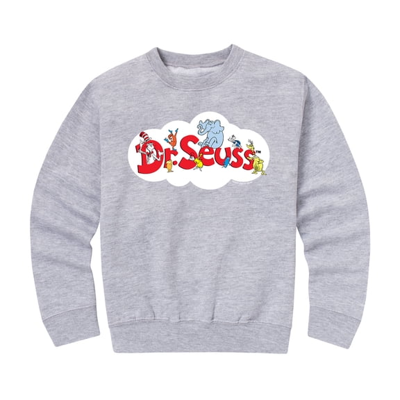 Dr. Seuss - Cloud Logo - Toddler And Youth Crewneck Fleece Sweatshirt