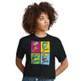 thumbnail image 1 of Dr. Seuss - Cat In the Hat Color Block Hats - Juniors Cropped Cotton Blend T-Shirt, 1 of 6