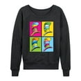 thumbnail image 1 of Dr. Seuss - Color Block Hats - Women's Lightweight French Terry Pullover, 1 of 6