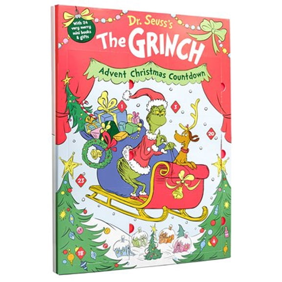 Dr. Seuss's the Grinch Advent Christmas Countdown: With 24 Very Merry Mini Books and Gifts (Hardcover)