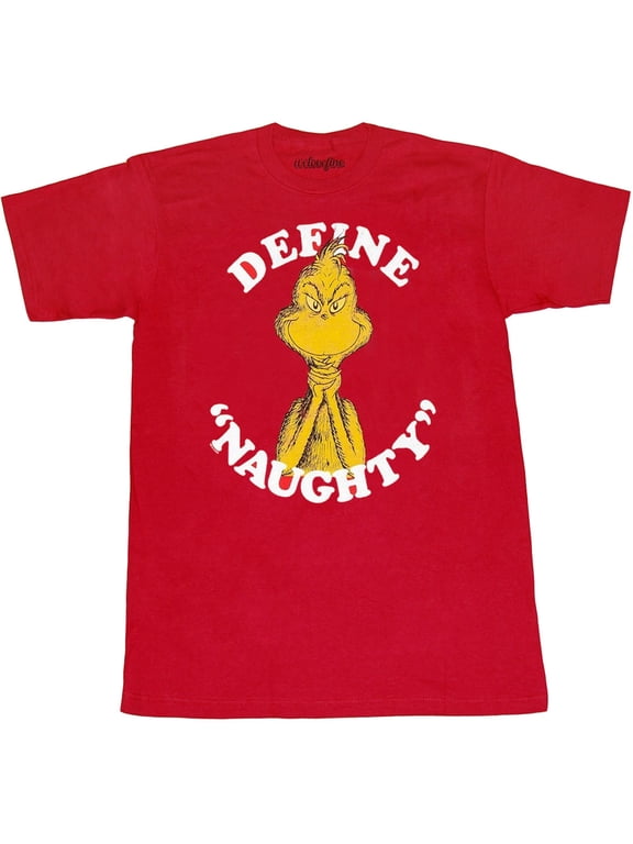Define Naughty Grinch T-Shirt
