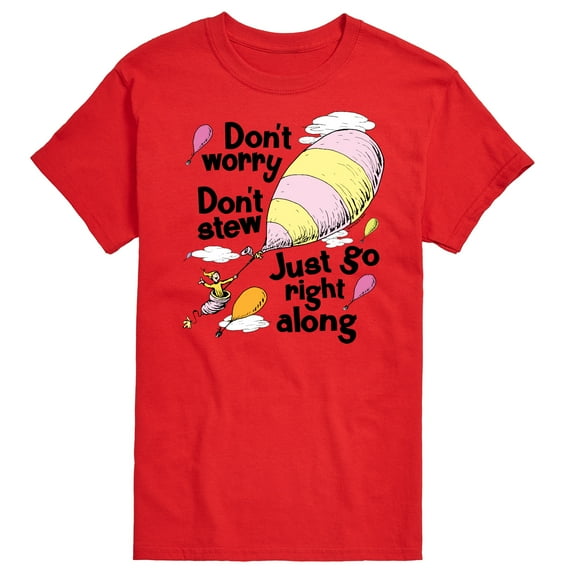 Dr. Seuss - Don't Worry Go Along - Men's Short Sleeve Graphic T-Shirt