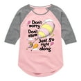 thumbnail image 1 of Dr. Seuss - Don't Worry Go Along - Toddler And Youth Raglan Graphic T-Shirt, 1 of 5