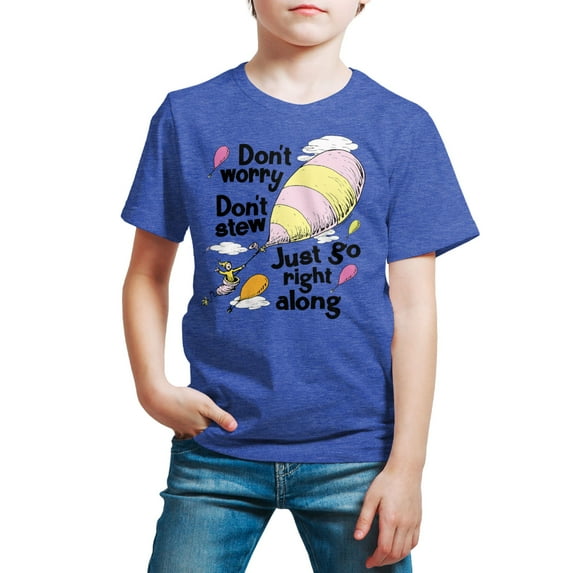 Dr. Seuss - Don't Worry Go Along - Toddler And Youth Short Sleeve Graphic T-Shirt