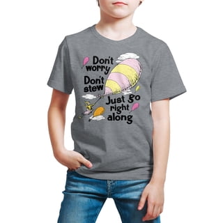 Dr. Seuss - Don't Worry Go Along Short Sleeve Graphic T-Shirt