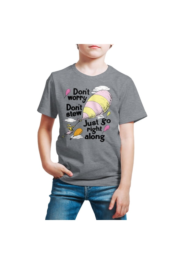 - Don't Worry Go Along - Toddler And Youth Short Sleeve Graphic T-Shirt