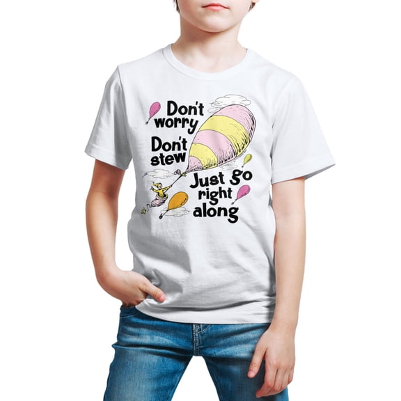Dr. Seuss - Don't Worry Go Along - Toddler And Youth Short Sleeve Graphic T-Shirt