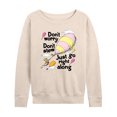 thumbnail image 1 of Dr. Seuss - Don't Worry Go Along - Women's Lightweight French Terry Long Sleeve Shirt, 1 of 6