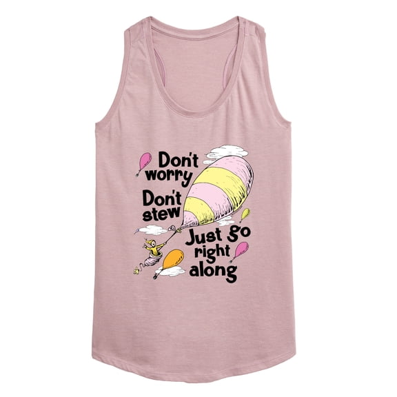 Dr. Seuss - Don't Worry Go Along - Women's Racerback Tank Top