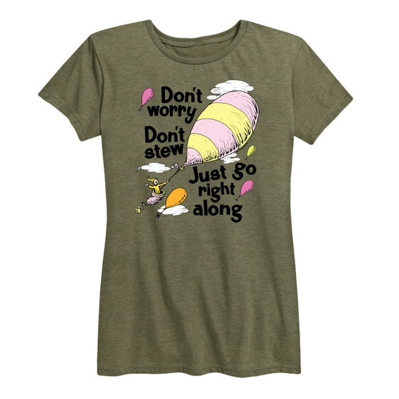 Dr. Seuss - Don't Worry Go Along - Women's Short Sleeve Graphic T-Shirt