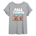 thumbnail image 1 of Dr. Seuss - Fall Things - Juniors Ideal Flowy Muscle T-Shirt, 1 of 6