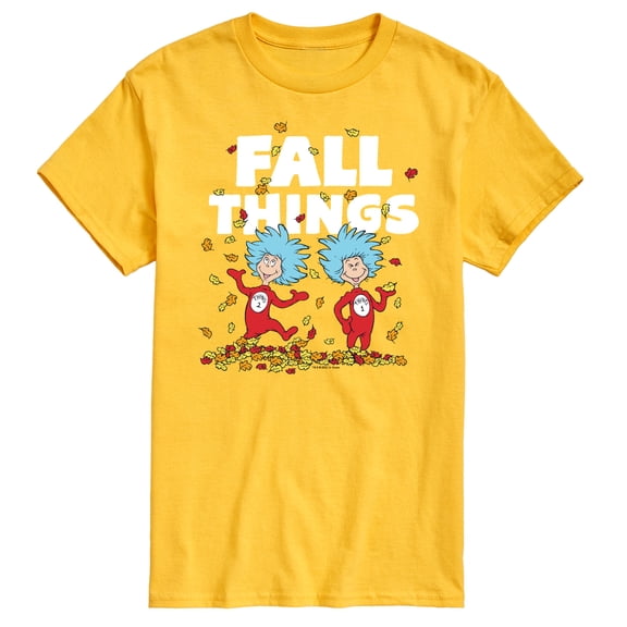 Dr. Seuss - Fall Things - Men's Short Sleeve Graphic T-Shirt