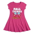 thumbnail image 1 of Dr. Seuss - Fall Things - Toddler And Youth Girls Fit And Flare Dress, 1 of 5