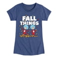 thumbnail image 1 of Dr. Seuss - Fall Things - Toddler And Youth Girls Short Sleeve Graphic T-Shirt, 1 of 6