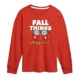thumbnail image 1 of Dr. Seuss - Fall Things - Toddler And Youth Long Sleeve Graphic T-Shirt, 1 of 6