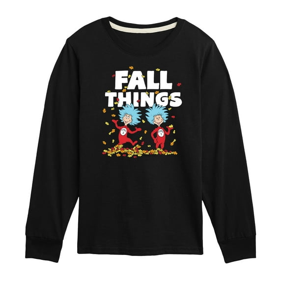 Dr. Seuss - Fall Things - Toddler And Youth Long Sleeve Graphic T-Shirt