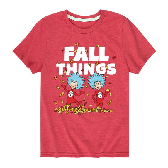 Dr. Seuss - Fall Things - Toddler And Youth Short Sleeve Graphic T-Shirt