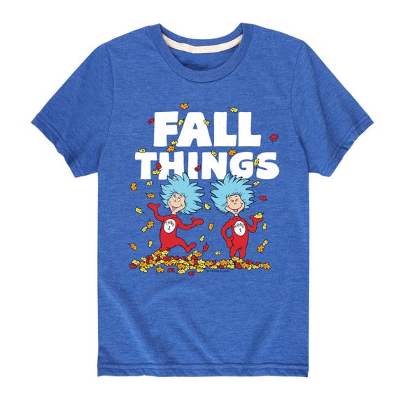 Dr. Seuss - Fall Things - Toddler And Youth Short Sleeve Graphic T-Shirt