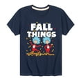 thumbnail image 1 of Dr. Seuss - Fall Things - Toddler And Youth Short Sleeve Graphic T-Shirt, 1 of 6