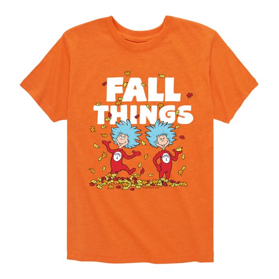Dr. Seuss - Fall Things - Toddler And Youth Short Sleeve Graphic T-Shirt