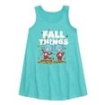 thumbnail image 1 of Dr. Seuss - Fall Things - Toddler and Youth Girls A-line Dress, 1 of 5