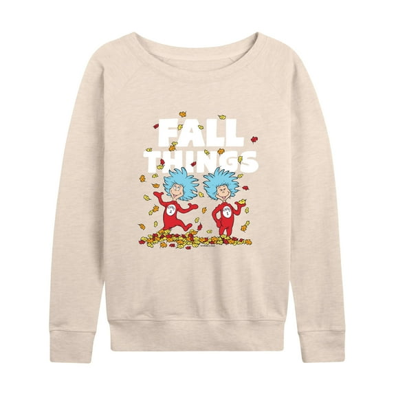 Dr. Seuss - Fall Things - Women's Lightweight French Terry Long Sleeve Shirt