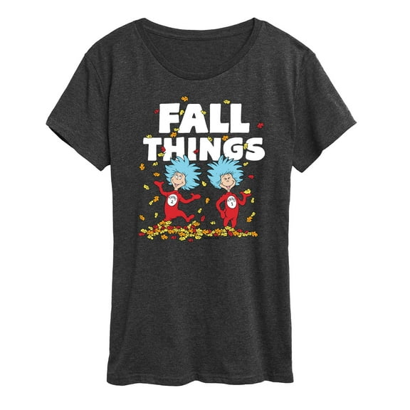 Dr. Seuss - Fall Things - Women's Short Sleeve Graphic T-Shirt