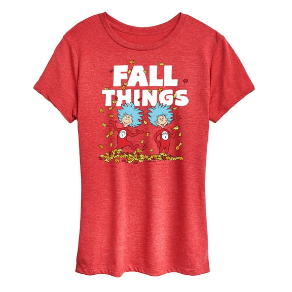 Dr. Seuss - Fall Things - Women's Short Sleeve Graphic T-Shirt