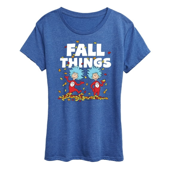 Dr. Seuss - Fall Things - Women's Short Sleeve Graphic T-Shirt