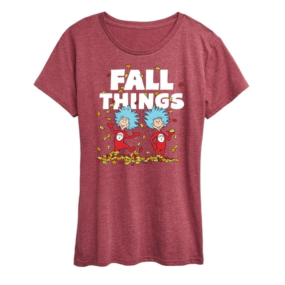 Dr. Seuss - Fall Things - Women's Short Sleeve Graphic T-Shirt