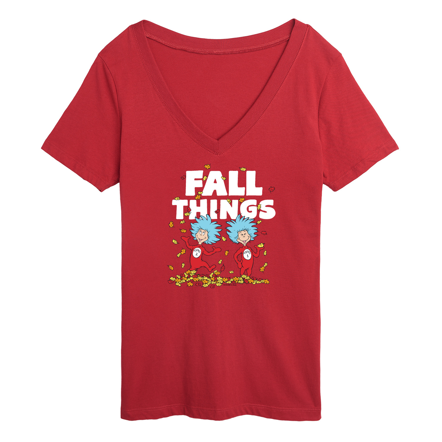 Women's Graphic VNeck TShirt