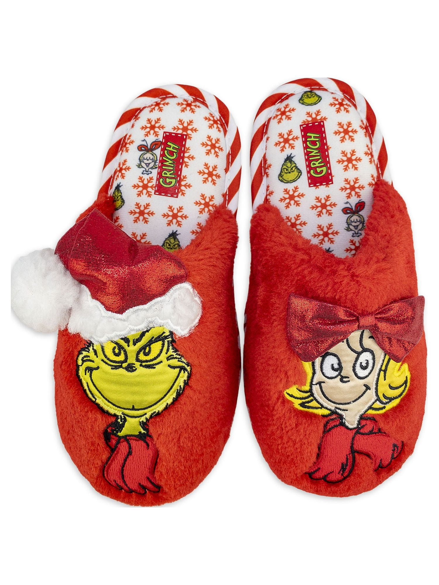 Dr. Seuss Family Grinch Slippers, Sizes Toddler-Adult - Walmart.com