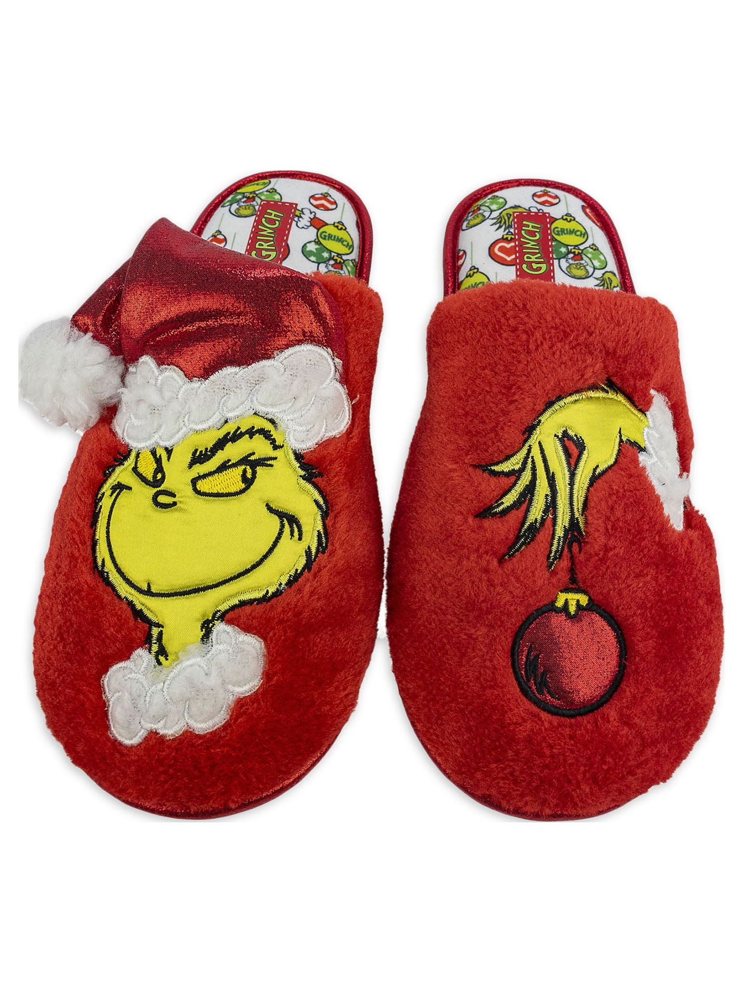 Dr. Seuss Family Grinch Slippers, Sizes Toddler-Adult - Walmart.com