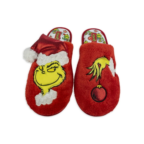 Dr. Seuss Family Women's Grinch Slippers