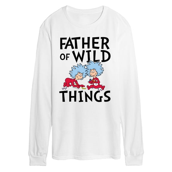 Dr. Seuss - Father of Wild Things - Men's Long Sleeve Graphic T-Shirt
