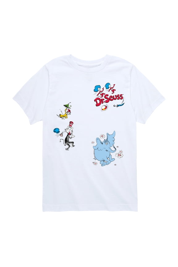 - Faux Multi - Youth Boys Short Sleeve Graphic T-Shirt