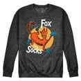 thumbnail image 1 of Dr. Seuss - Fox In Socks Jumping - Men's Crew Neck Fleece Pullover, 1 of 6