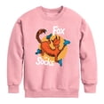thumbnail image 1 of Dr. Seuss - Fox In Socks Jumping  - Toddler & Youth Crewneck Fleece Sweatshirt, 1 of 5