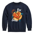 thumbnail image 1 of Dr. Seuss - Fox In Socks Jumping  - Toddler & Youth Crewneck Fleece Sweatshirt, 1 of 6