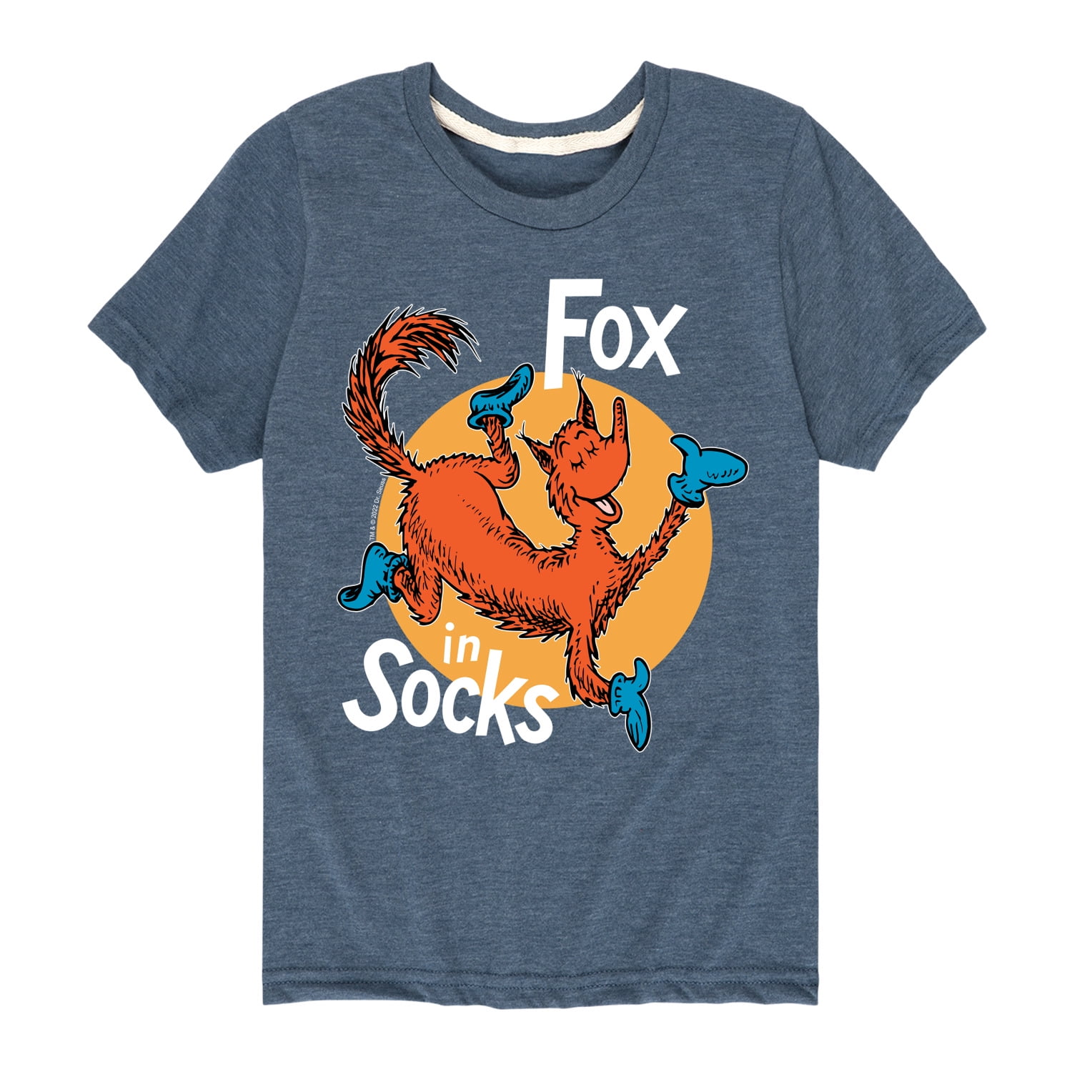 Dr. Seuss - Fox In Socks Jumping - Toddler & Youth Short Sleeve