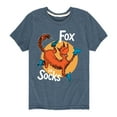 thumbnail image 1 of Dr. Seuss - Fox In Socks Jumping  - Toddler & Youth Short Sleeve Graphic T-Shirt, 1 of 6
